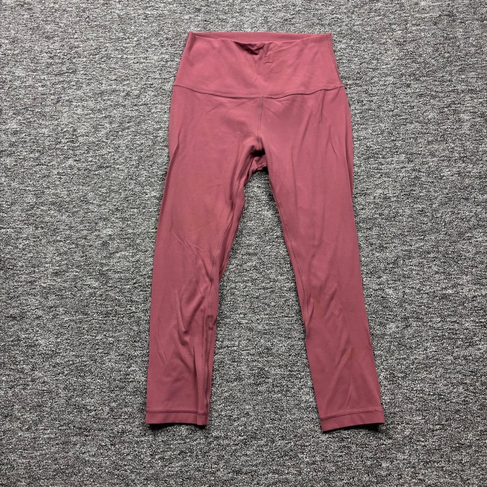 Lululemon Athleisure High Rise Wunder Under Leggings Mauve Pink Size 4
